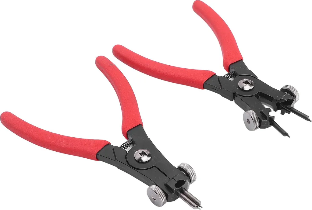 Pinces à circlips réglables 2 pièces : solution universelle intérieur-extérieur - 2