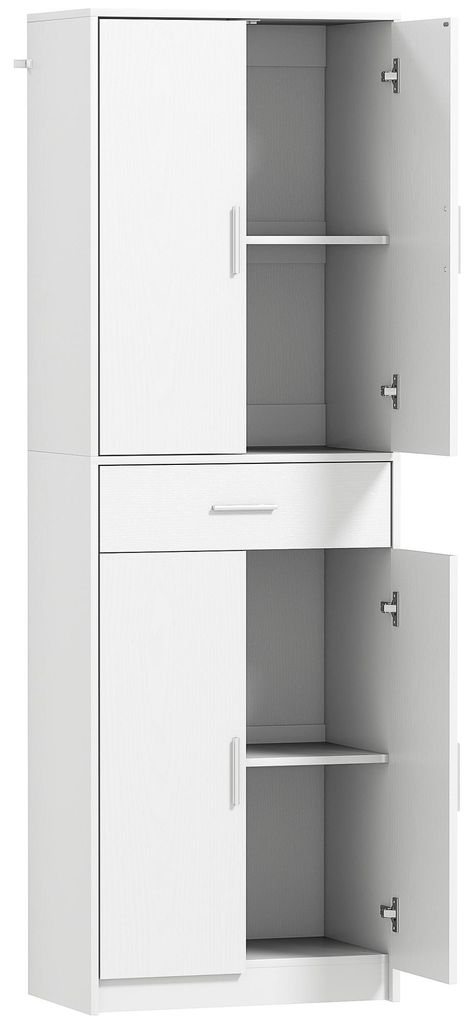 HOMCOM Küchenschrank Buffetschrank mit Verstellbaren Produktbild 