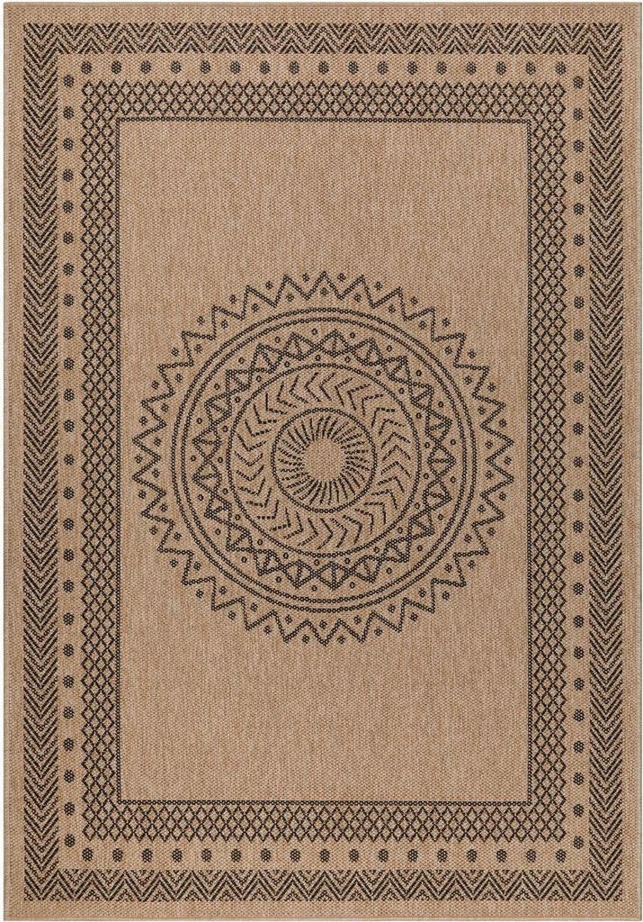 Outdoor Teppich DHAKA Schwarz 240 x 340 cm