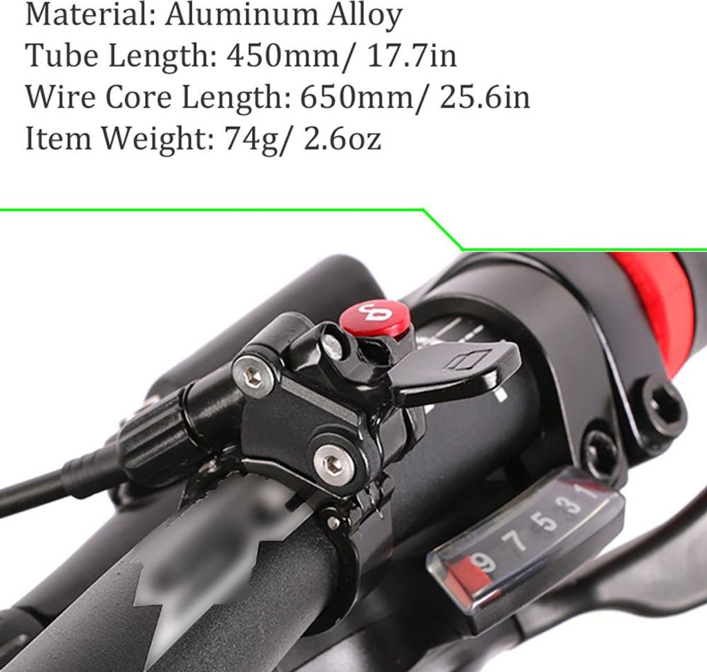 MTB Bike Remote Lockout Hebel Kabel Steuerung Vorderradgabel Schalter Luft Draht Controller Zubehör