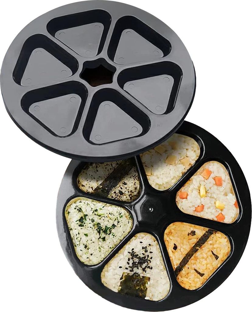 Sushi-Form, dreieckig, Onigiri-Form, Bento-Box, japanisches Sushi-Zubereitungsset, Sushi-Presse, Reisbällchen-Box