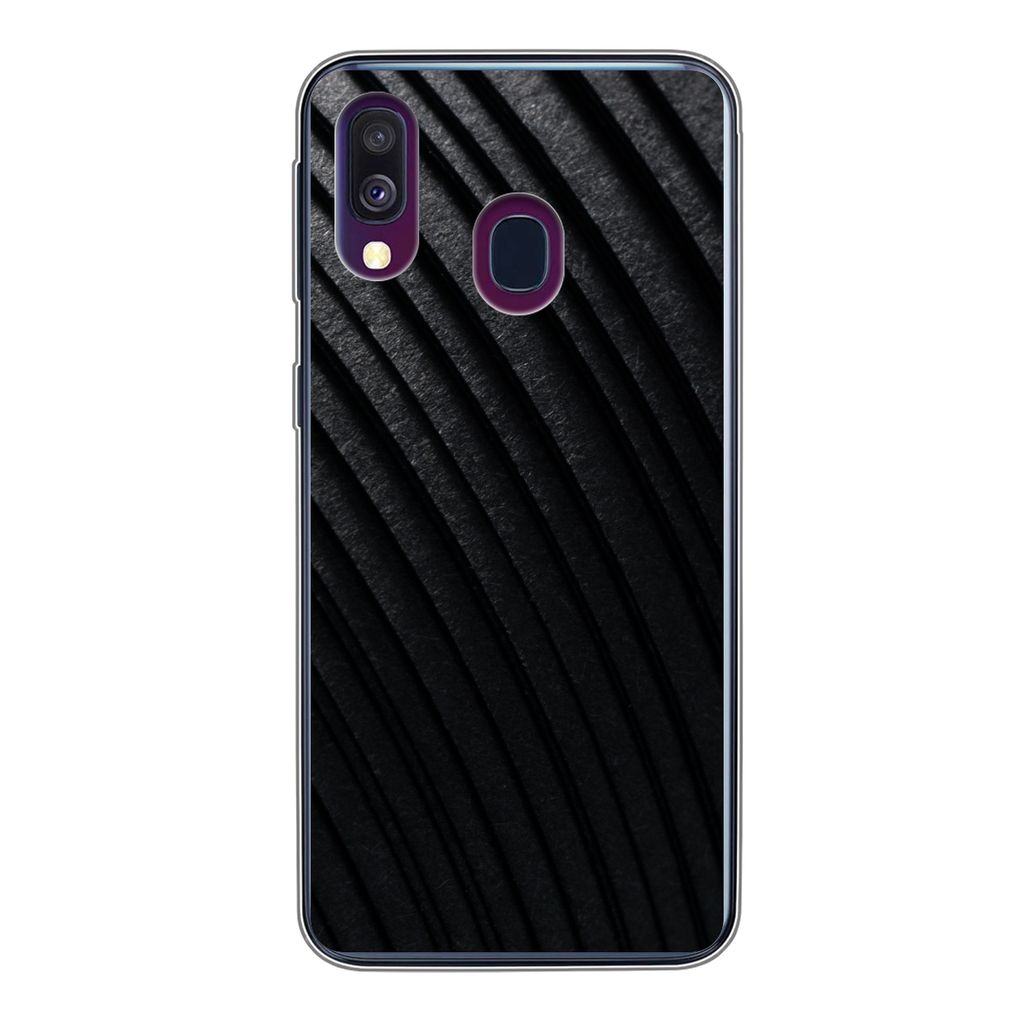 MuchoWow Handyhülle Schutzhülle Hülle für Samsung Galaxy A40 Papier - Farbton - Abstrakt Silikon Softcase Handy Hülle - Handy-Tasche