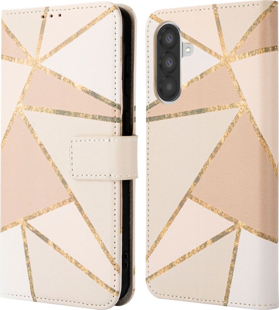 imoshion Design Klapphülle Samsung Galaxy A26 - Beige Graphic
