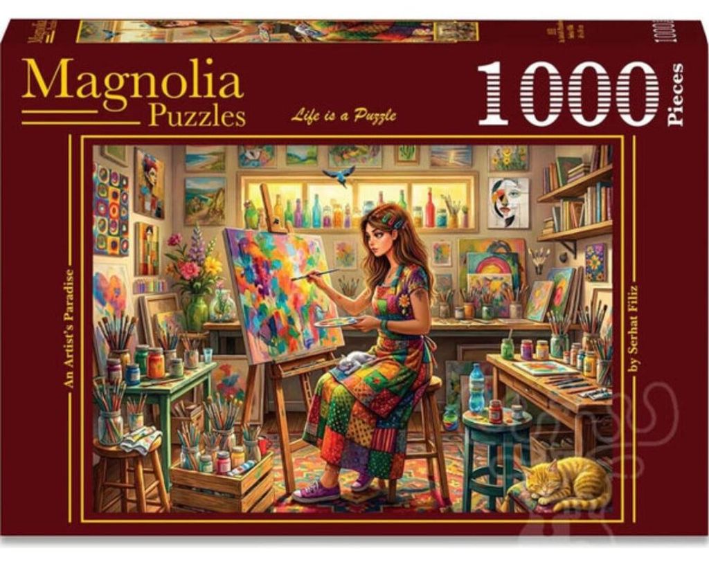 MAGNOLIA Puzzle Artist RJ 1000 dlks Produktbild 