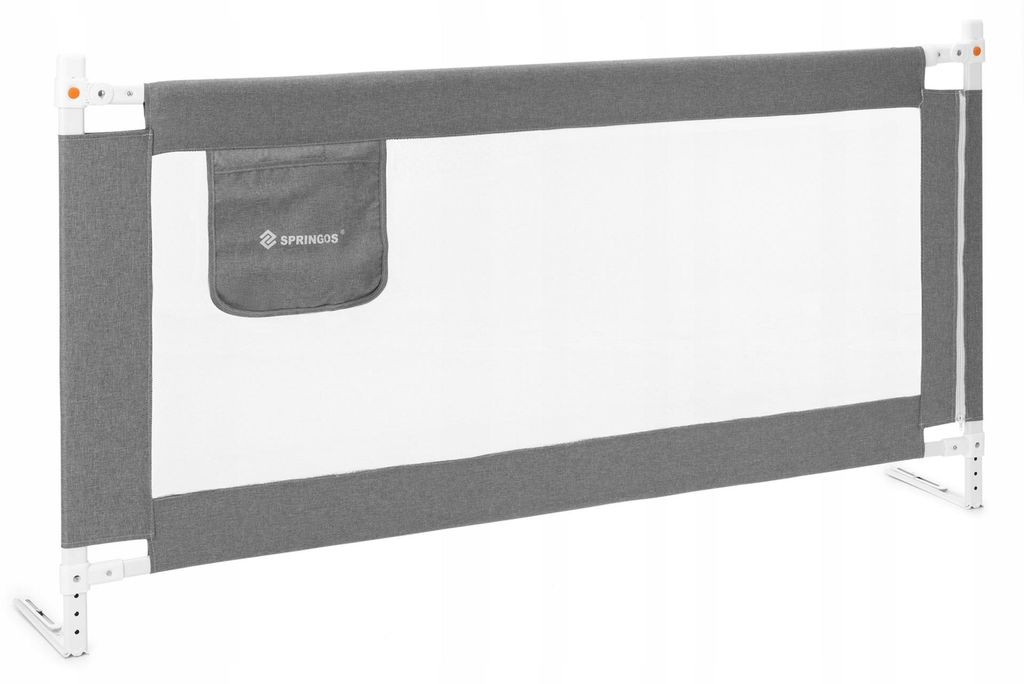Bettgitter Springos grau 200 cm