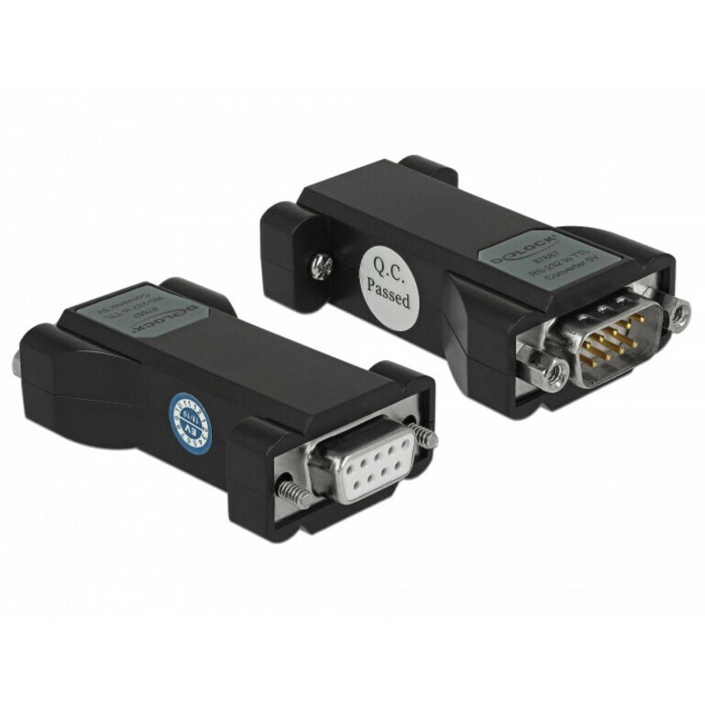DELOCk Konverter 1xSeriell RS-232 DB9 Buchse zu1xSeriell TTL