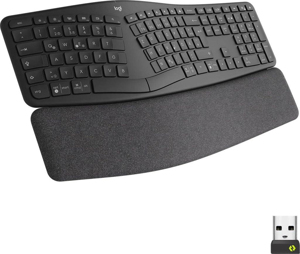 Logitech 920-010345 Wireless Keyboard K860 black f. Productafbeelding 