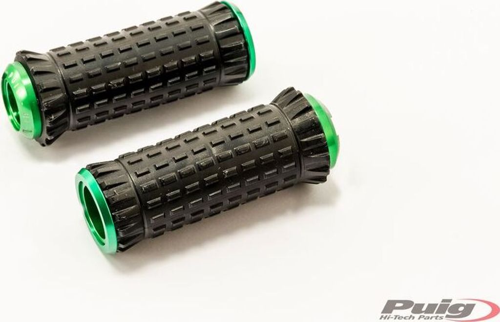 PUIG 9193V R-Fighter S Fußrasten passend fuer YAMAHA T-MAX 560 TECH MAX Grün
