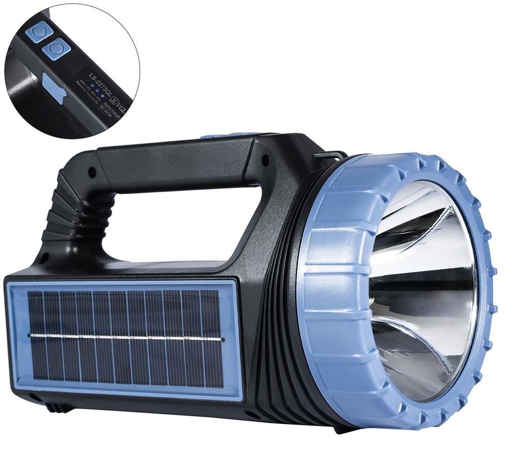 Solarlampe 8000 Lumen, Multifunktions-Taschenlampe, Solar & Produktbild 