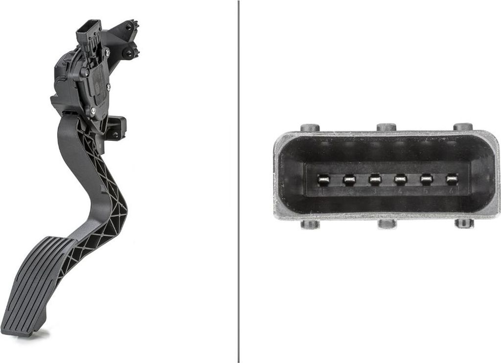 Sensor Fahrpedalstellung Schaltgetriebe 6-polig HELLA für u.a. FIAT TIPO