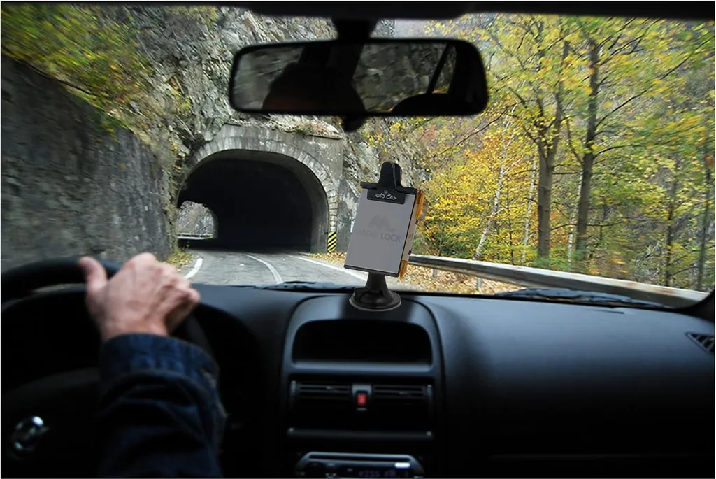 Bloc-notes de tableau de bord pour voiture avec support à ventouse