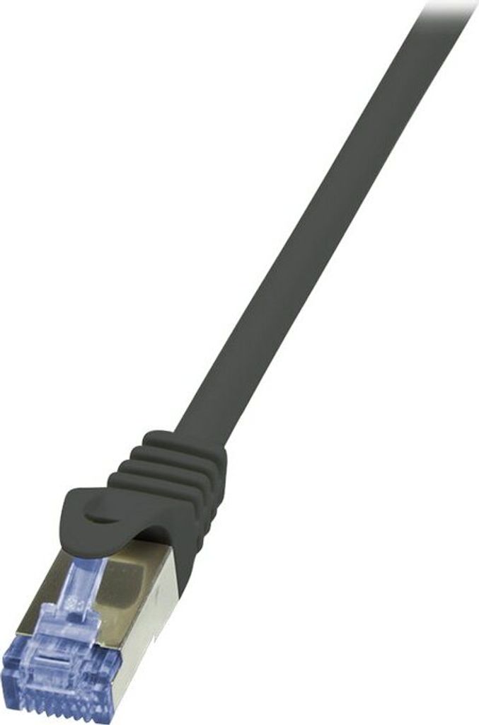 LogiLink Patchkabel Kat. 6A S/FTP 1,5 m schwarz