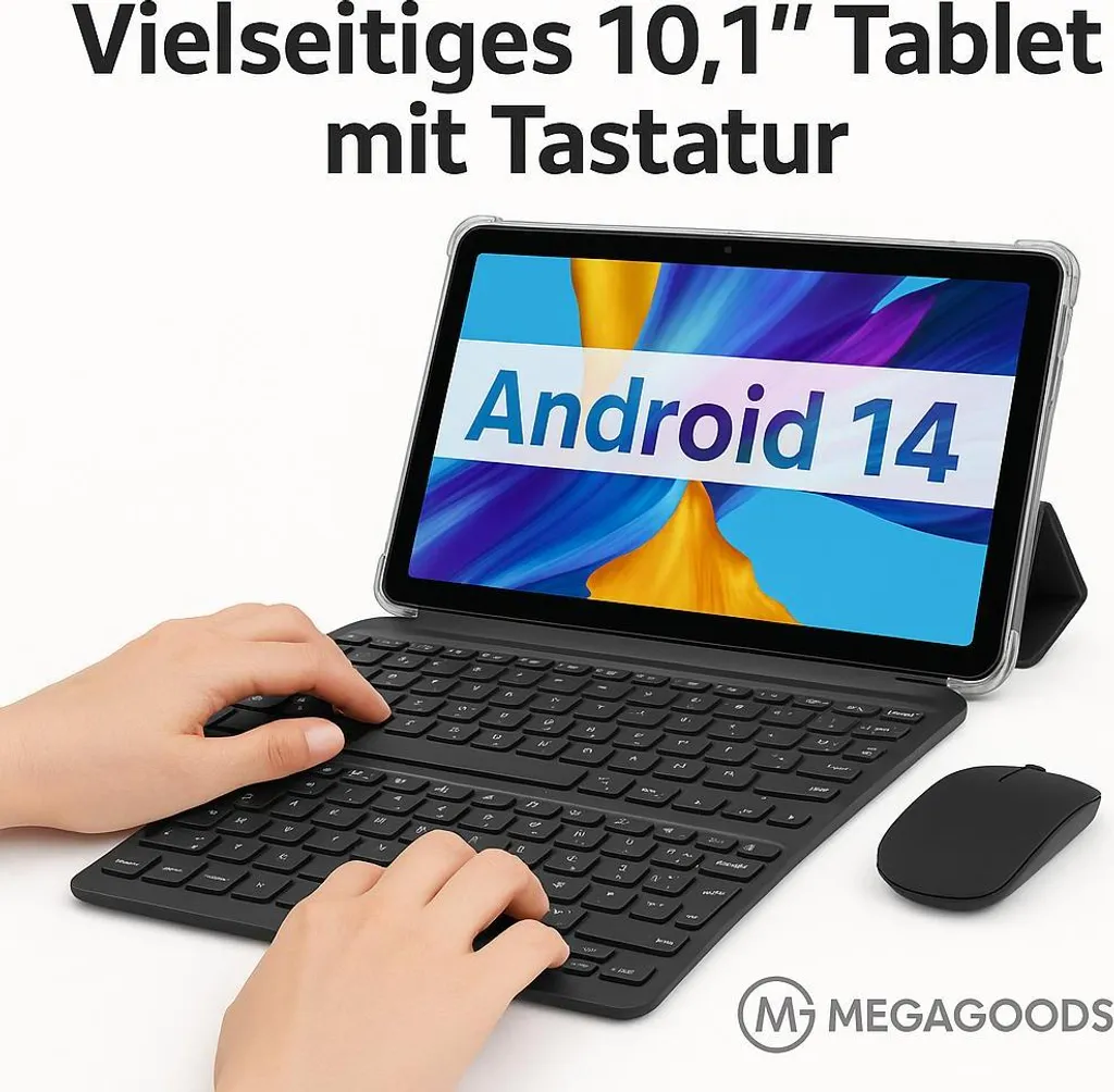 Tablette 10 pouces TAB11 Android 14 avec processeur Octa-Core et 128Go