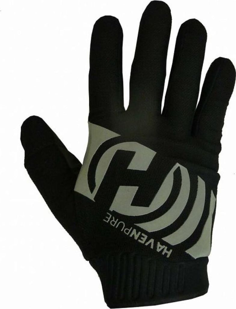HAVEN Langfinger-Fahrradhandschuhe - HAVEN PURE - Schwarz XL