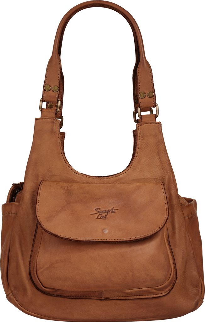 Samantha Look Umhängetasche Damen 021685 cognac