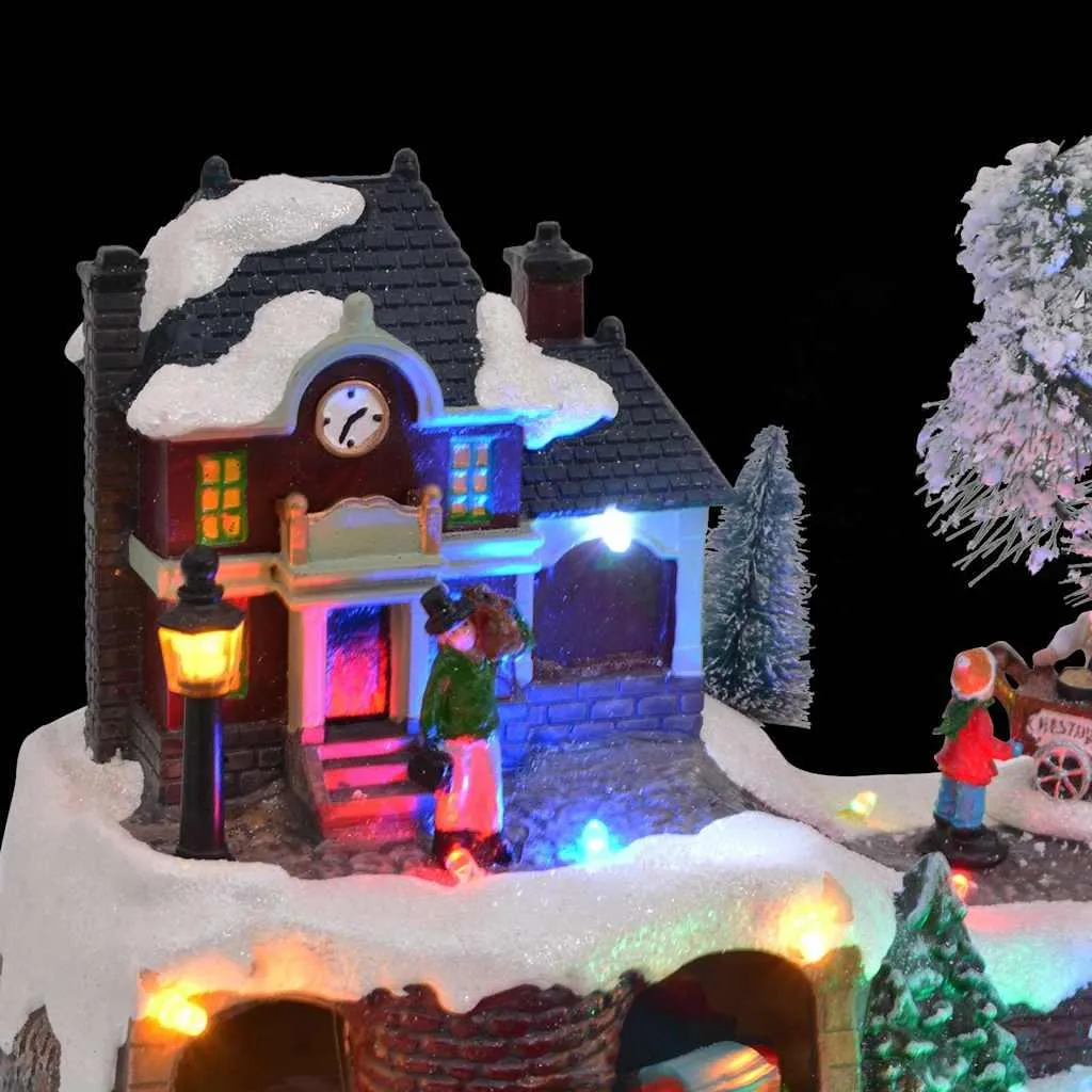 Table de Noël Multicolore vidaXL : Déco de Fête Robuste en Résine
