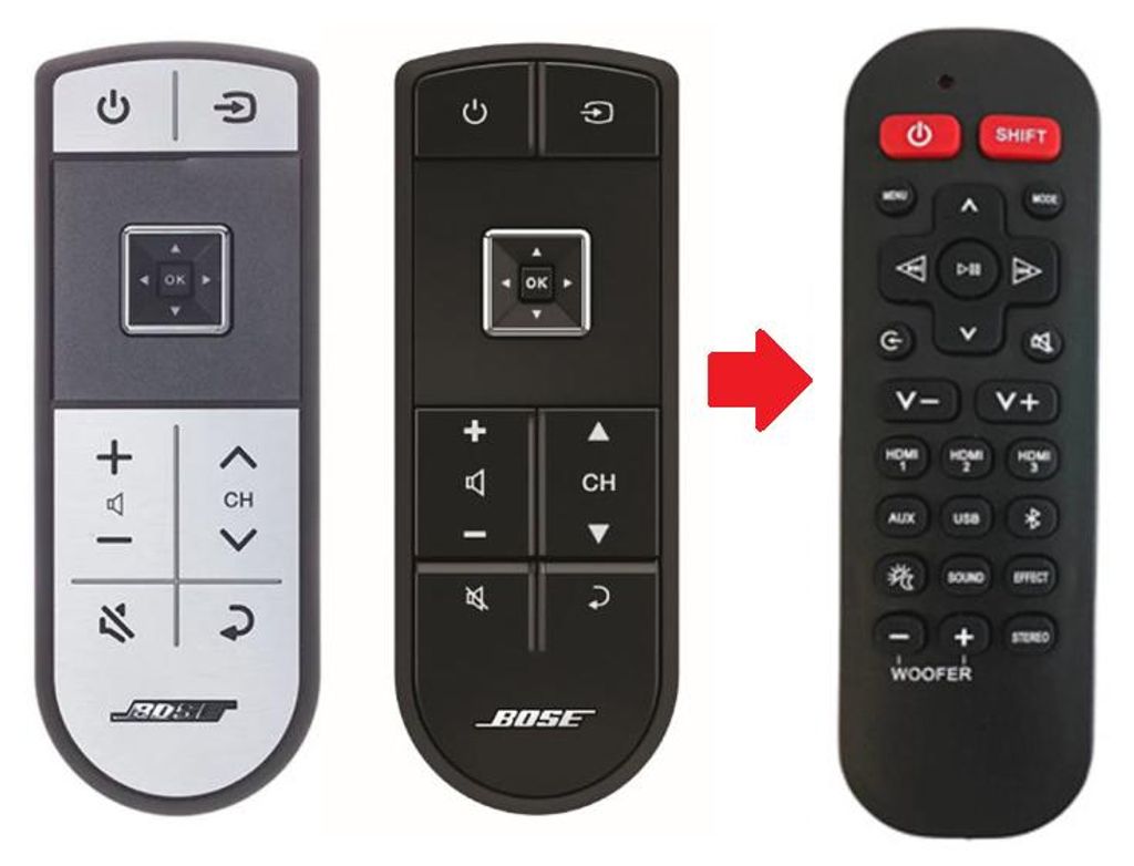 Ersatz Fernbedienung für Bose Videowave 1 / 2 / / 3 Produktbild 