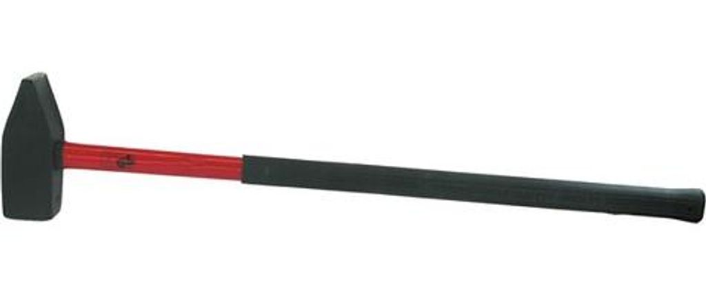 MMXX Vorschlaghammer 3kg mit 90cm Fiberglas-Stiel, Vibrationsdämpfend, Abbruchhammer, Bauhammer, ergonomischer Griff