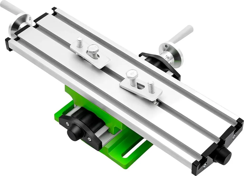 Table croisée pour usinage de précision sur perceuse - Course 200 mm