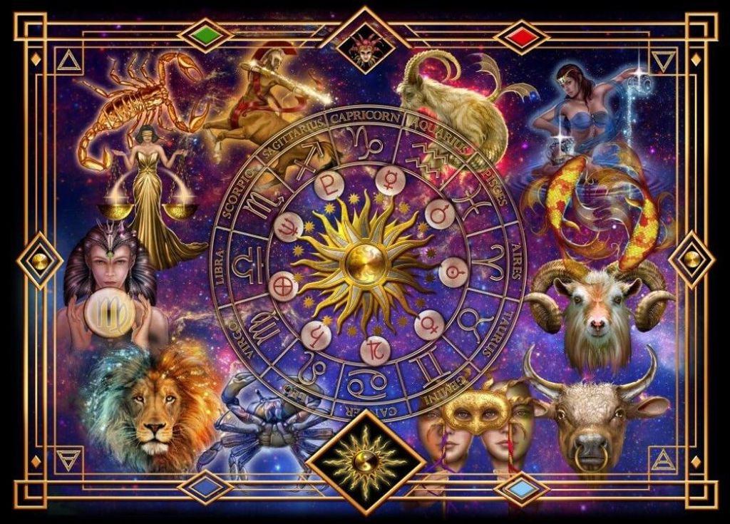 BLUEBIRD Puzzle Mapa zvě rokruhu 1500 dílků