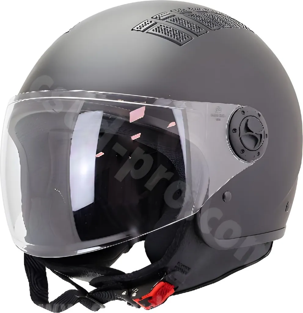 Casque de scooter jet NOEND PURE SC-31 noir mat pour trajet quotidien