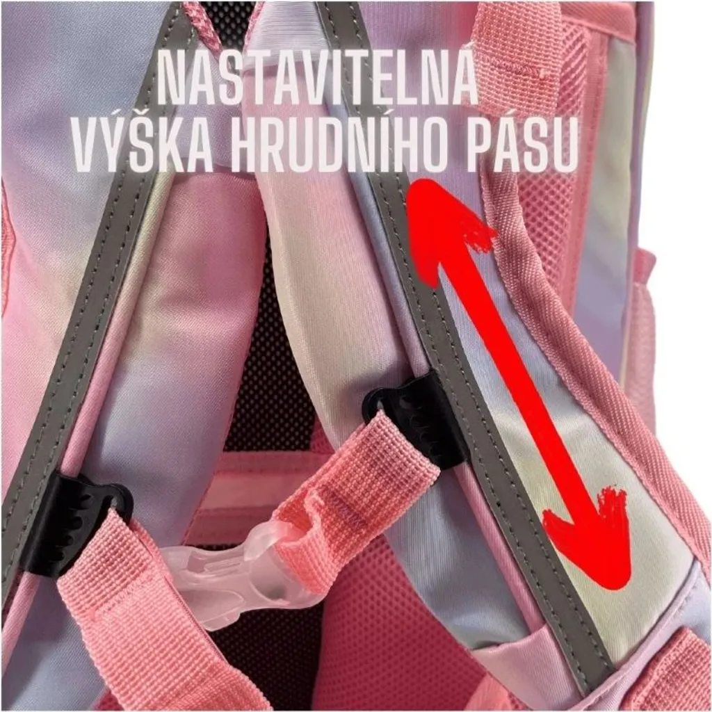 Sac à dos Pixie Crew ajustable et personnalisable 21L Pink Hearts Paws - 15