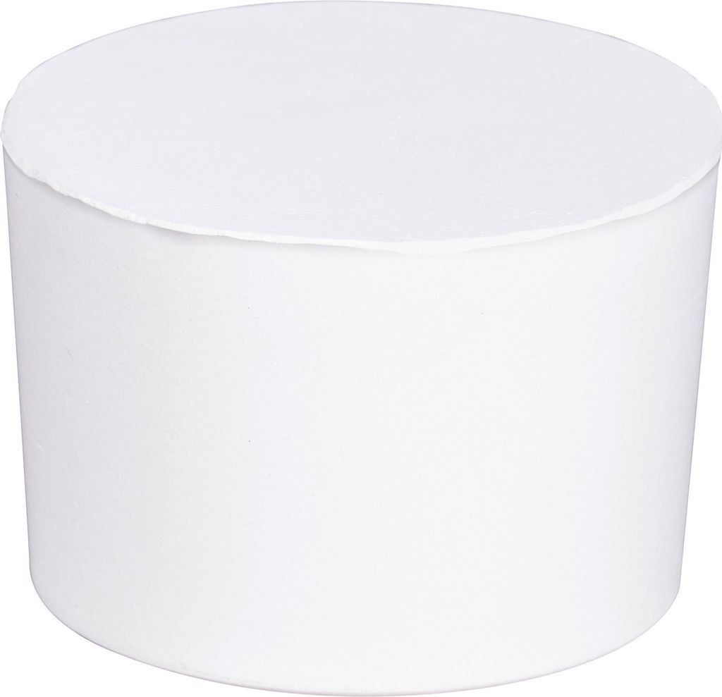 A white cylindrical object, likely a dehumidifier refill container, is shown against a white background.