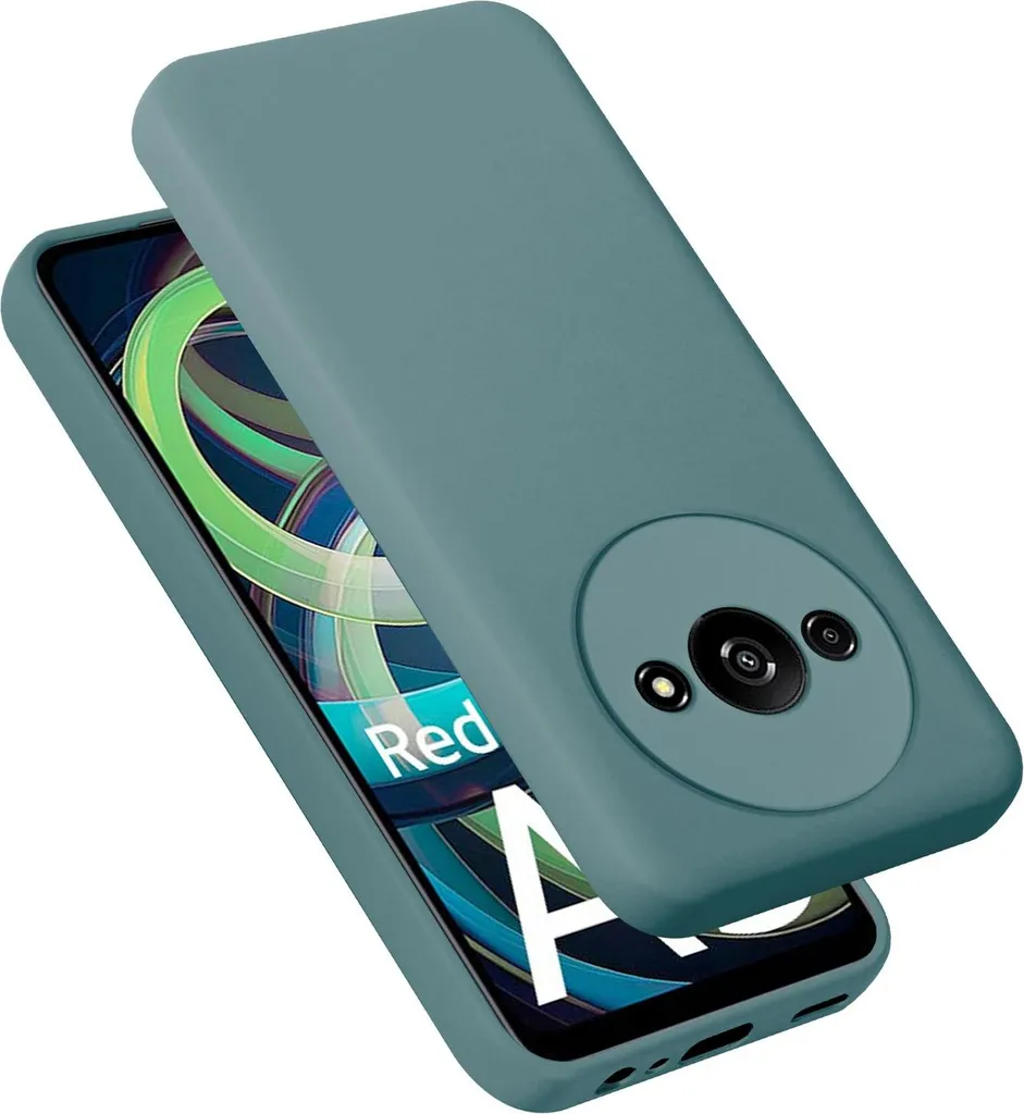 Cadorabo Custodia per Xiaomi RedMi A3 / A3X Custodia in silicone per telefoni cellulari Custodia in silicone liquido, antigraffio e antiurto per Xiaomi RedMi A3 / A3X