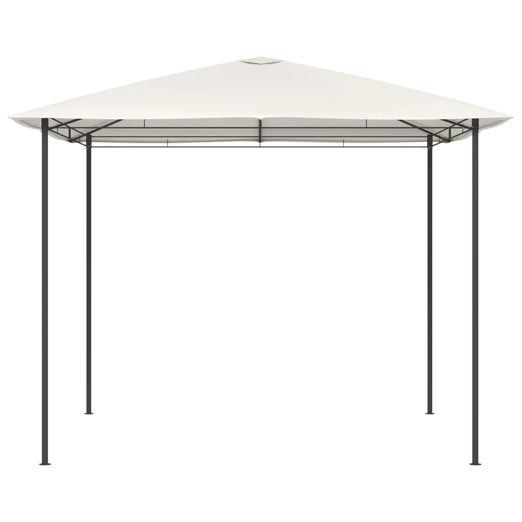 Pavillon vidaXL 3x3x2,6 m crème 160 g/m² pour terrasse et jardin
