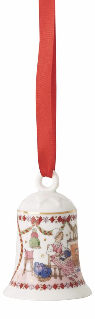 Campana de porcelana - Campana navideña 26 - Campana de Imagen del producto 