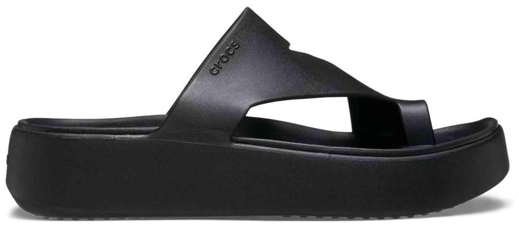Crocs Getaway Platform Toe Loop Flip-flops Schwarz EU 37-38 Produktbild 