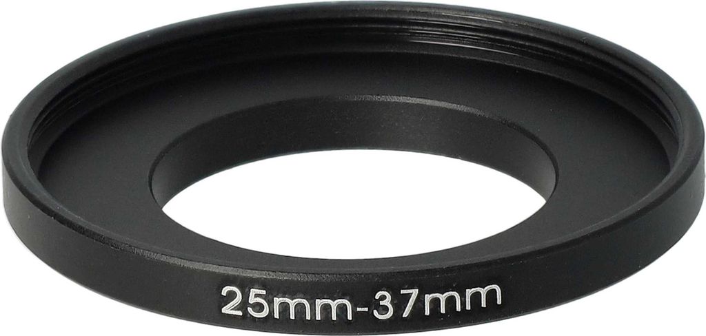 vhbw Step-Up-Ring Adapter 25mm - 37mm für Kamera Objektiv - Produktbild 
