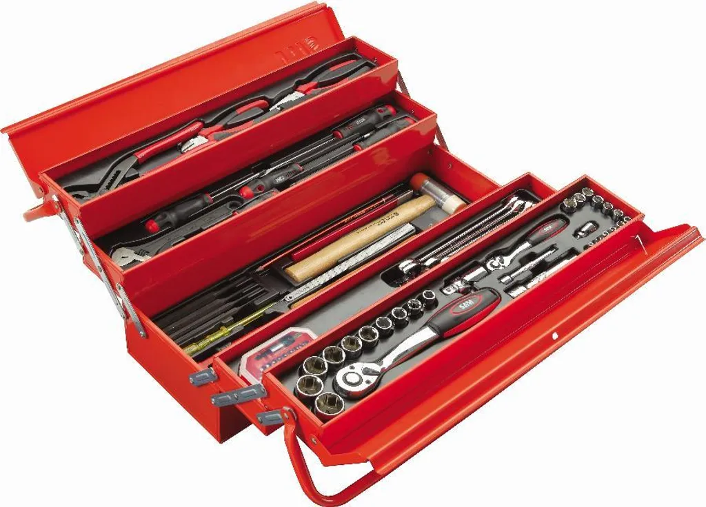 Coffret de maintenance complet 113 outils avec caisse en métal SAM