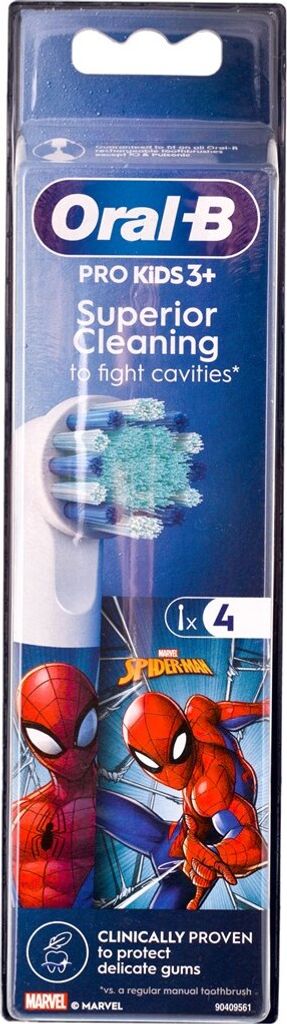 Oral-B opzetborstels EB10-4 Spiderman, set van 4 Productafbeelding 