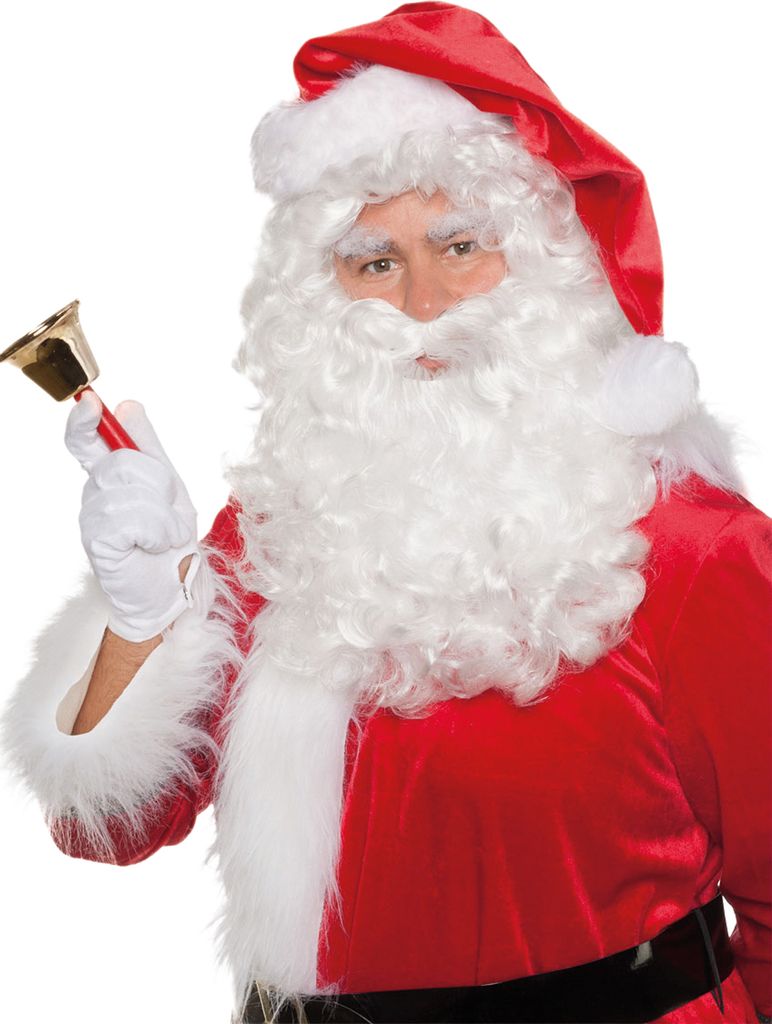 Weihnachtsmann Set - Santa Perücken Set - Nikolaus Perücke Produktbild 