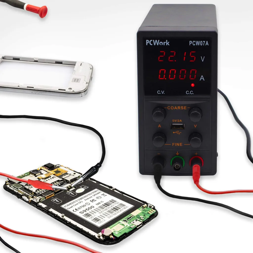Alimentation pour réparation électronique PCWork PCW07A 30V 5A réglable - 2