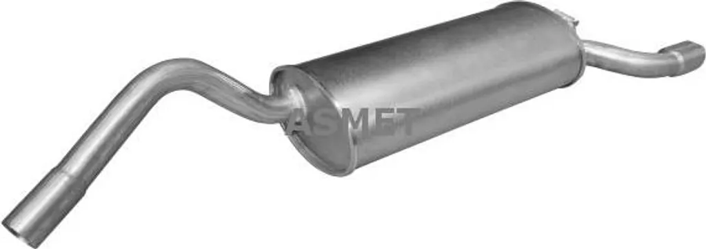 Réparer pot bruyant Skoda Felicia avec Silencieux ASMET 21012 6U6253609B