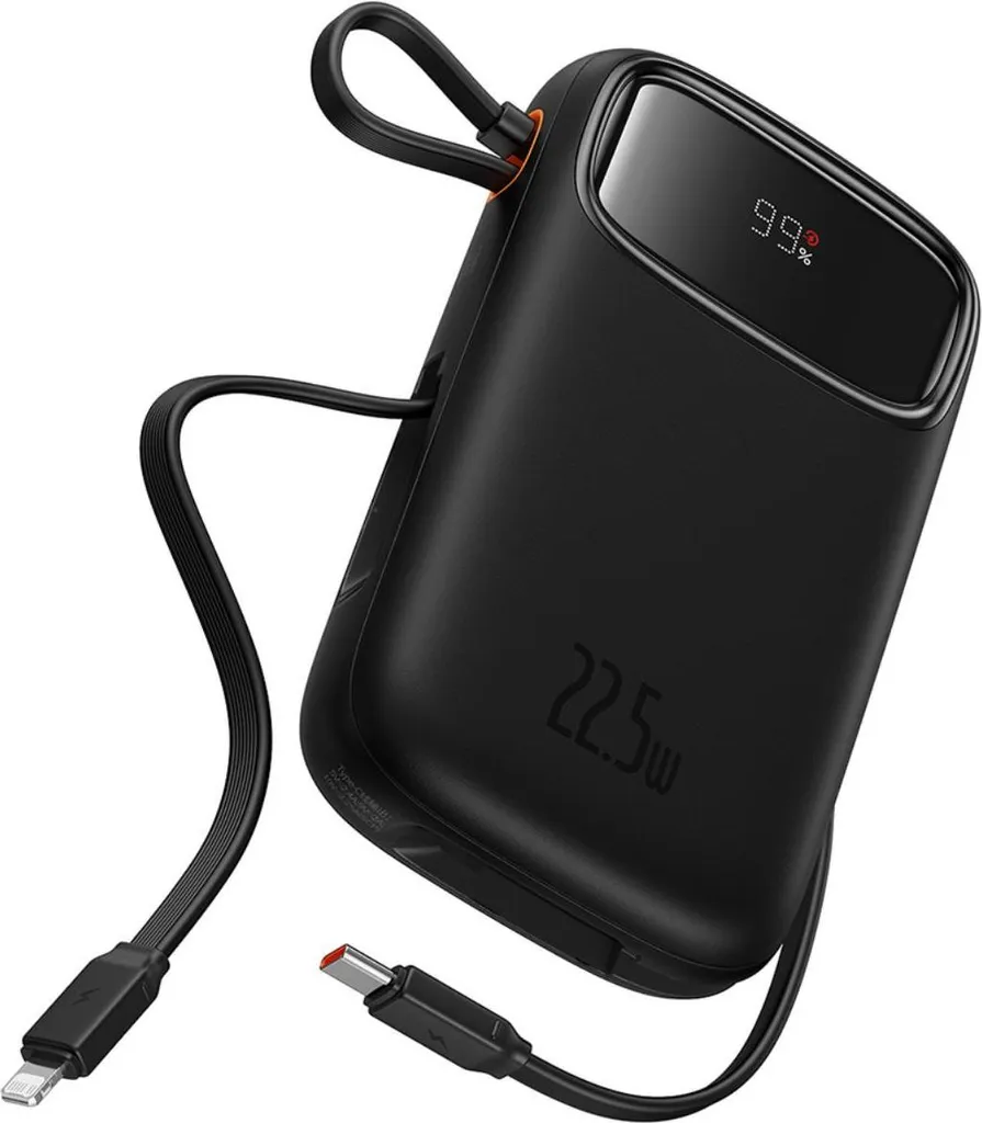 Chargeur Portable 10000mAh Idéal pour Voyage et Travail Nomade Noir