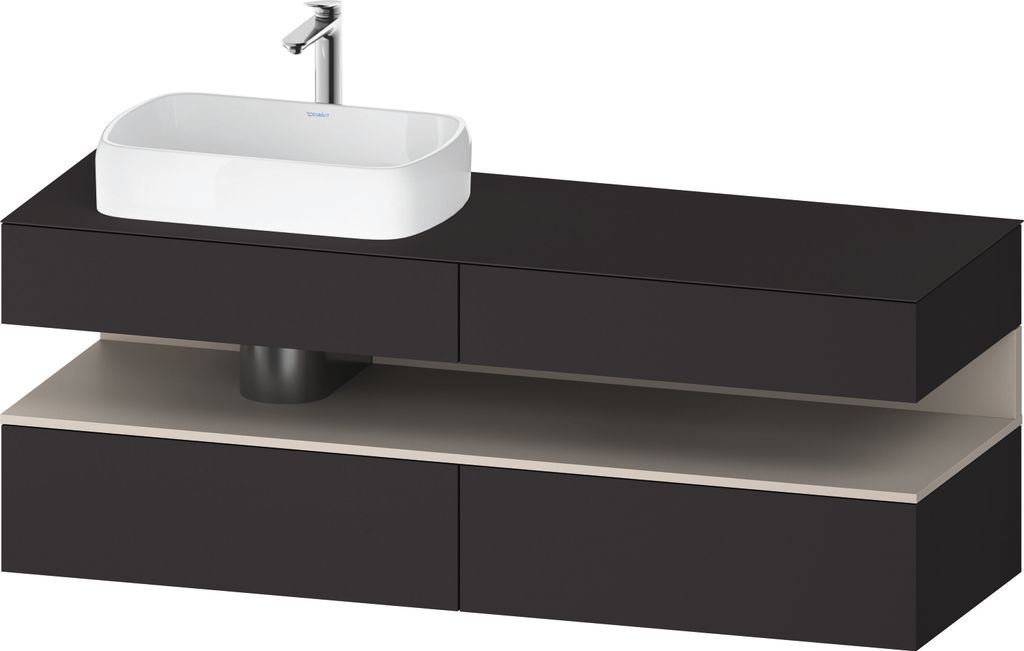 DURAVIT QA4777091800010 QTG KWTU WH Ek. 1600x550x600 Gt Smt Produktbild 
