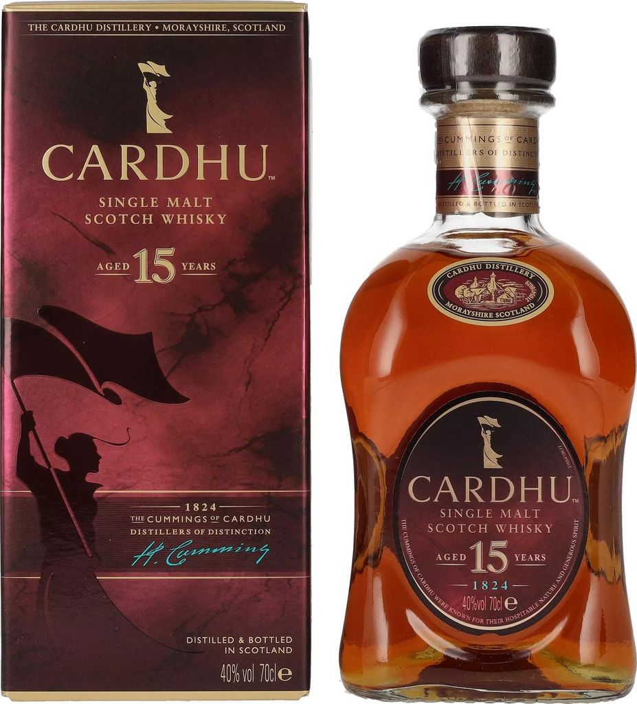 Whisky scozzese single malt Cardhu 15 anni in confezione Immagine del prodotto 