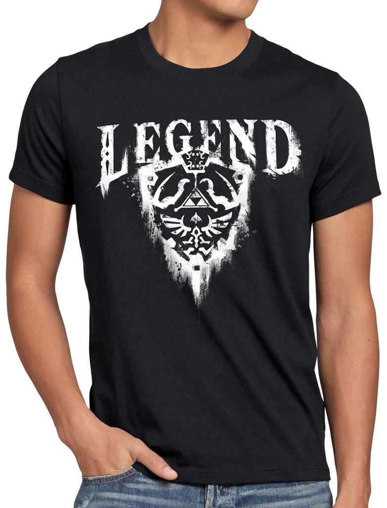 BaumwolleCloud Link Legend Herren T-Shirt 8-Bit n64 Produktbild 