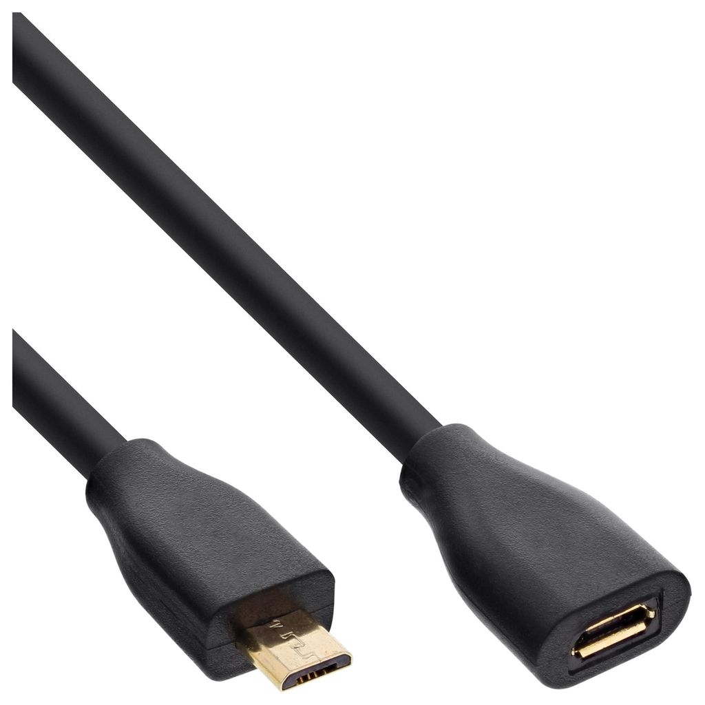 InLine 32720P, 2 m, Micro-USB B, Micro-USB B, USB 2.0, Zdjęcie produktu 