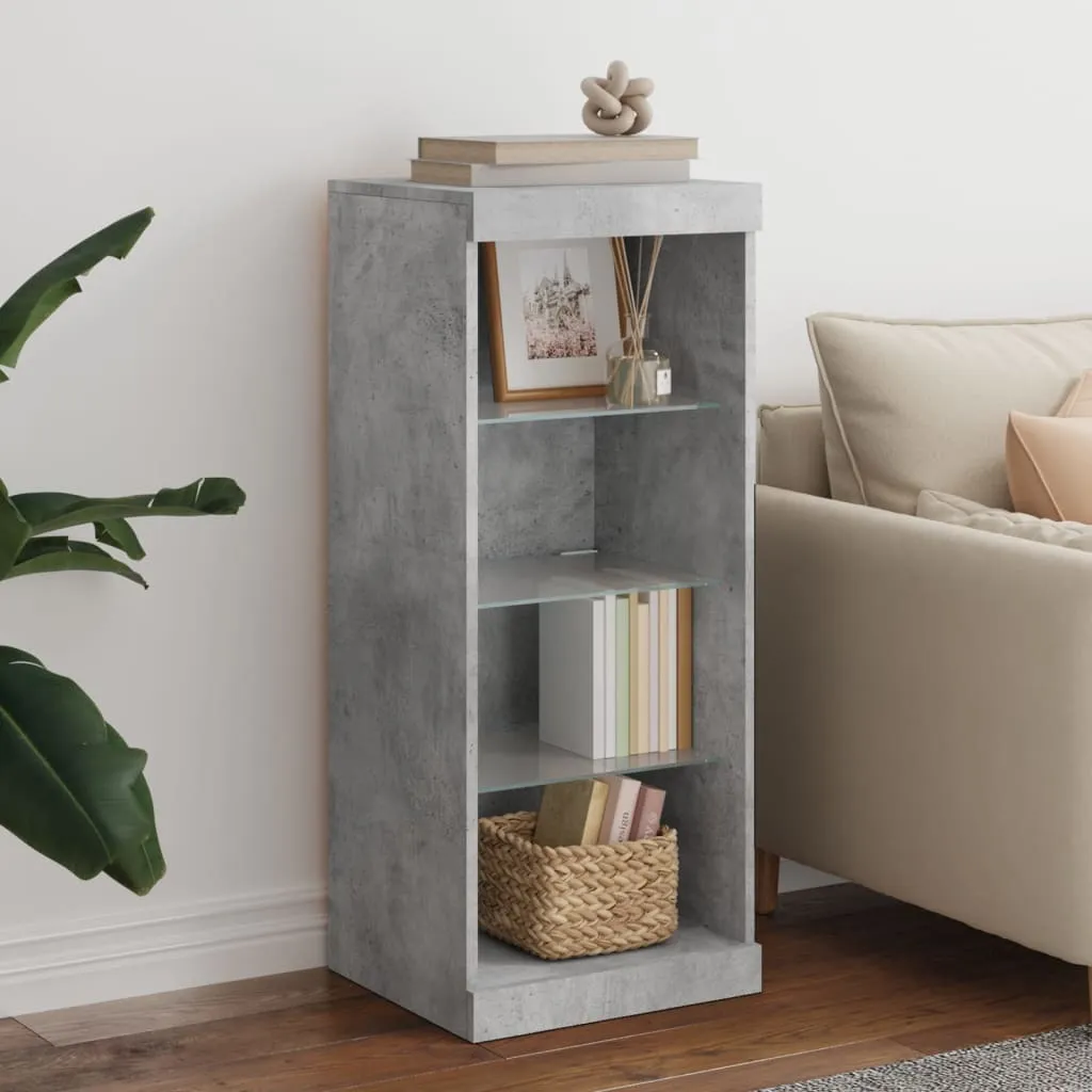 Sideboard Moderno LED Grigio Cemento 41x100 | vidaXL Elite Furniture