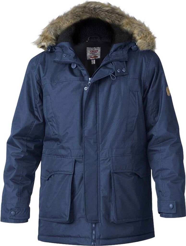 Duke - "D555 Lovett" Parka für Herren DC308 (4XL) (Marineblau)
