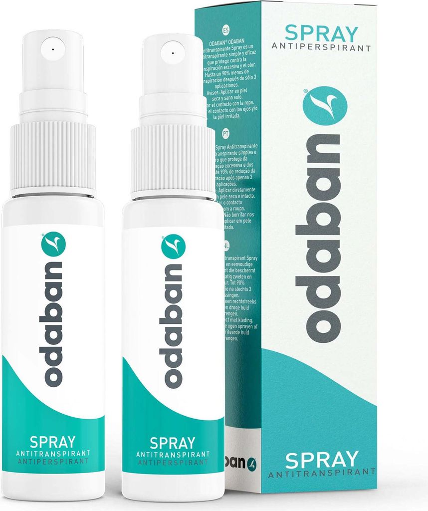 odaban® Spray - Antitranspirant - 2er Set gegen starkes Produktbild 