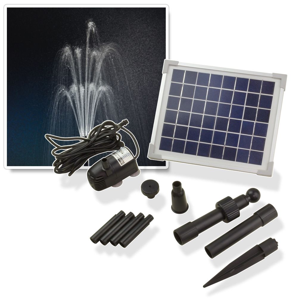 Pompa solare per fontane Giardino con giochi d'acqua Pompa Immagine del prodotto 