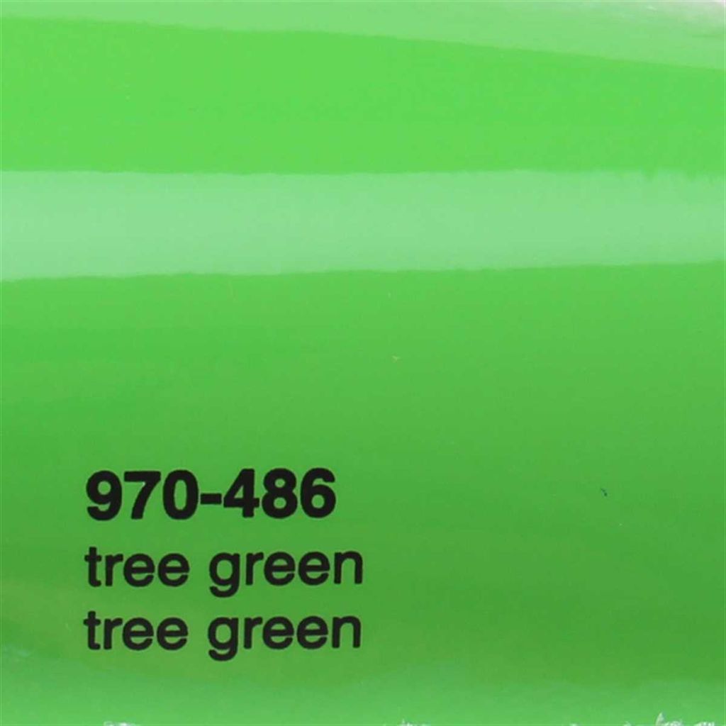 (25€/m²) Oracal 970RA Autofolie 486 Tree Green Glanz Folie 152 cm Breite Laufmeterware gegossene Auto Folie selbstklebend