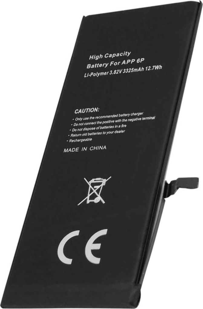 Avizar, Li-Polymer Akku iPhone 6 Plus 616-0765 3.82V, Schwarz