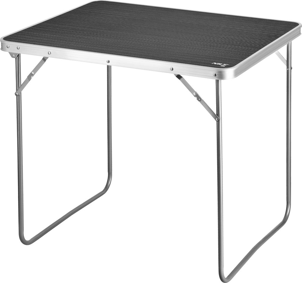 NILS CAMP Klapptisch 80x60x70 cm Dunkelgrau Outdoor
