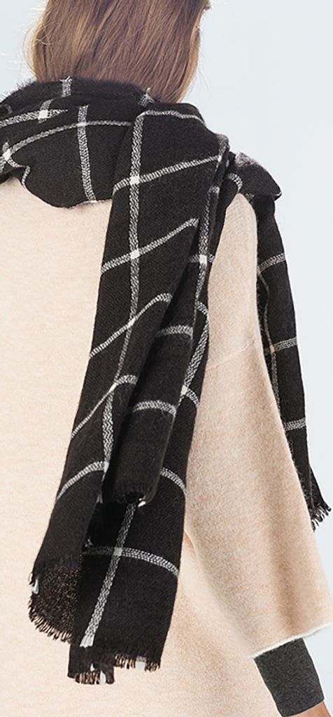 MBW Oversized Damen Herbst/Winter Schal Übergroßer Schal Produktbild 5